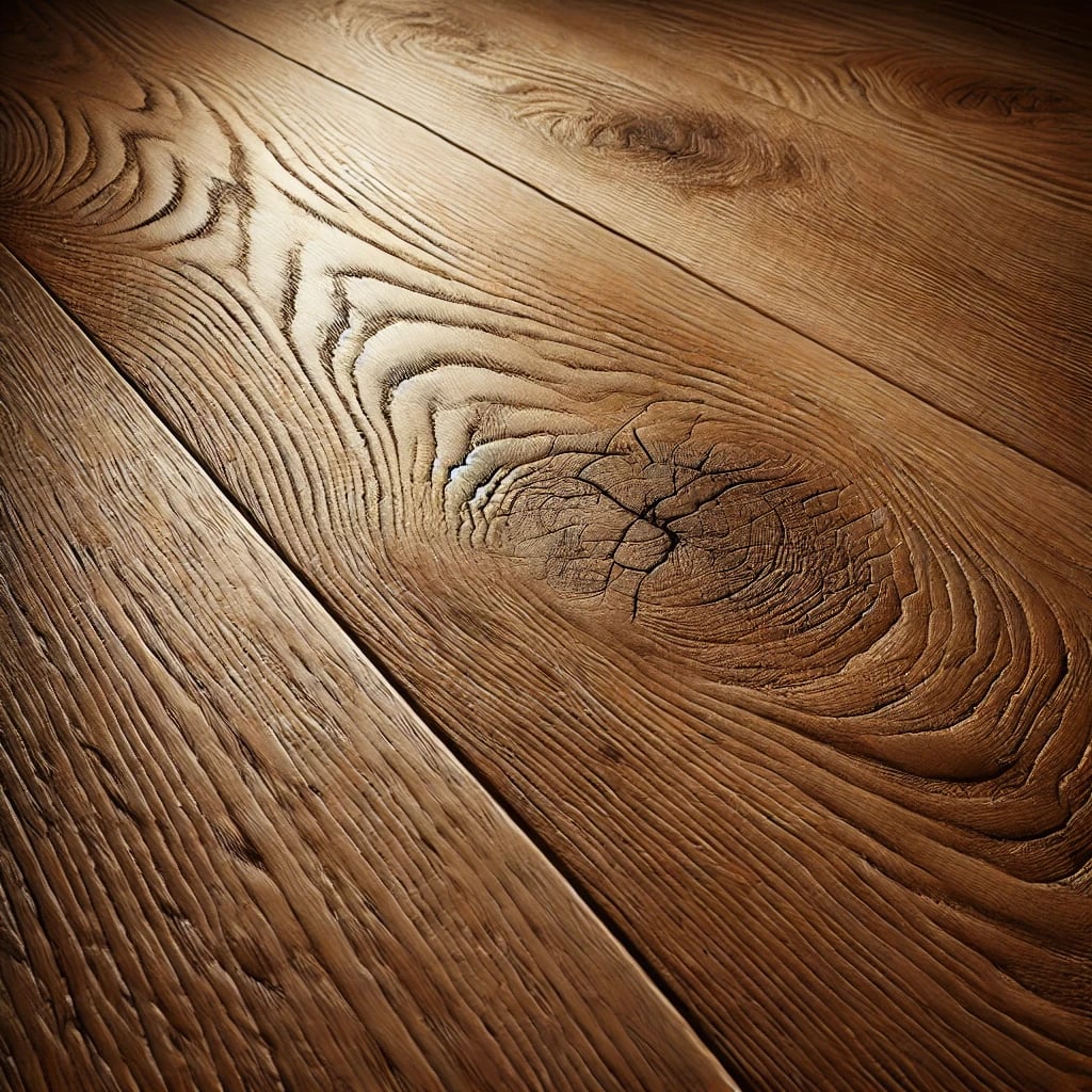Premium oak hardwood flooring grain