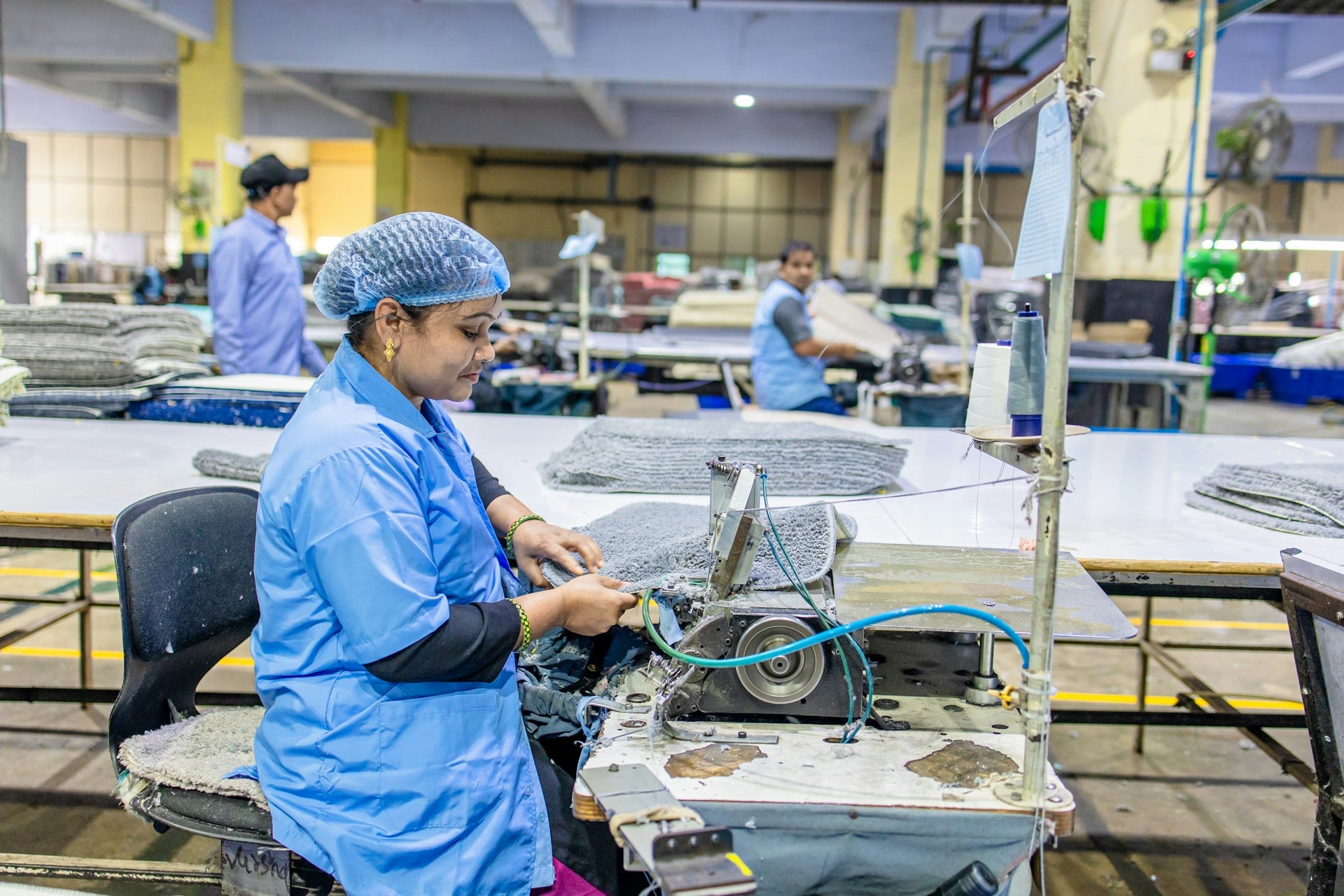 Garment factory production line — direct-to-factory sourcing